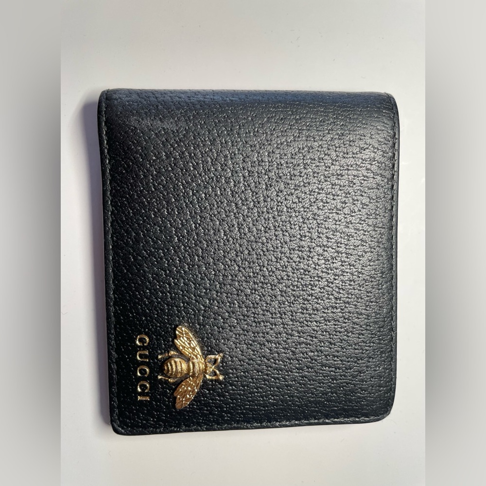 GUCCI ANIMALIER LEATHER WALLET
